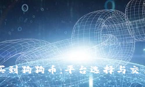 怎么买到狗狗币：平台选择与交易指南